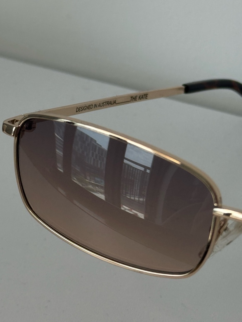 Banbé Beige Sunglasses with Brown Gradient Lenses - Picture 4 of 10